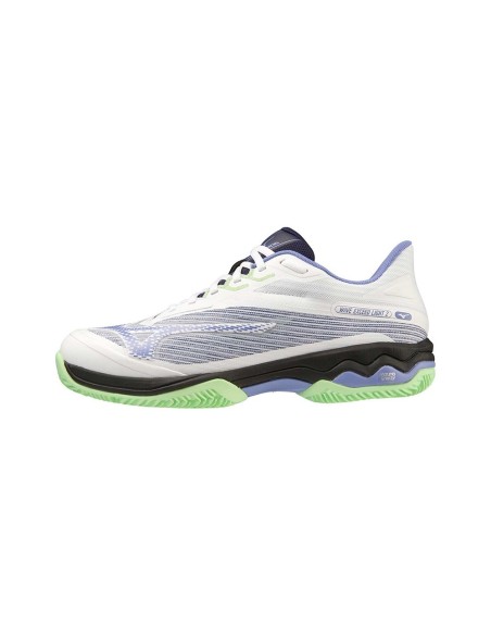 Mizuno Wave Exceed Light 2 Padel Blanco Verde | Ofertas de padel