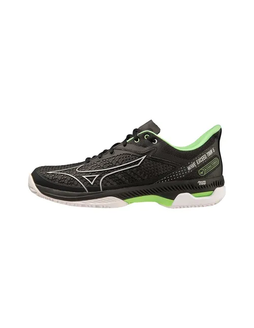Mizuno Wave Exceed Tour 5Cc Preto Verde 61Gc227438 | Ofertas de padel