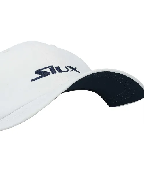 Boné Siux Competition Branco Azul Marinho | Ofertas de padel