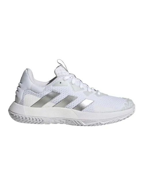 SCARPE DA DONNA Adidas Solematch controllo ID1502 BIANCHE E ARGENTO |Padel offers