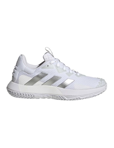 SCARPE DA DONNA Adidas Solematch controllo ID1502 BIANCHE E ARGENTO |Padel offers