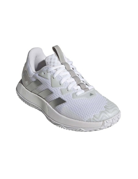 WOMEN’S WHITE AND Silver Adidas Solematch control ID1502 | Ofertas de padel