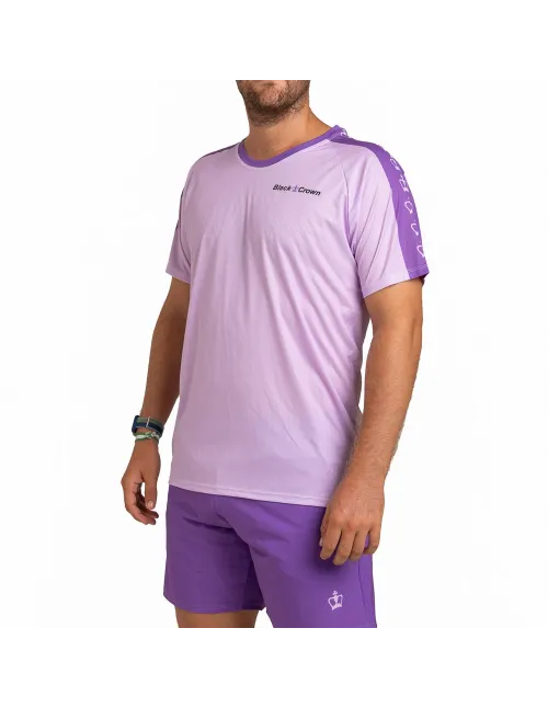 Camiseta Black Crown Boston Morado | Ofertas de pádel