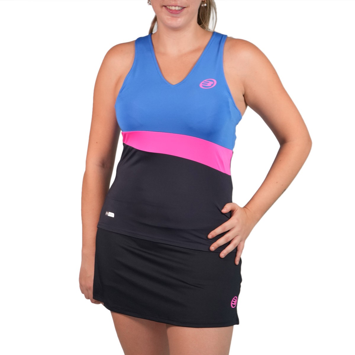 Camiseta Bullpadel V1 W Talla S, Blue