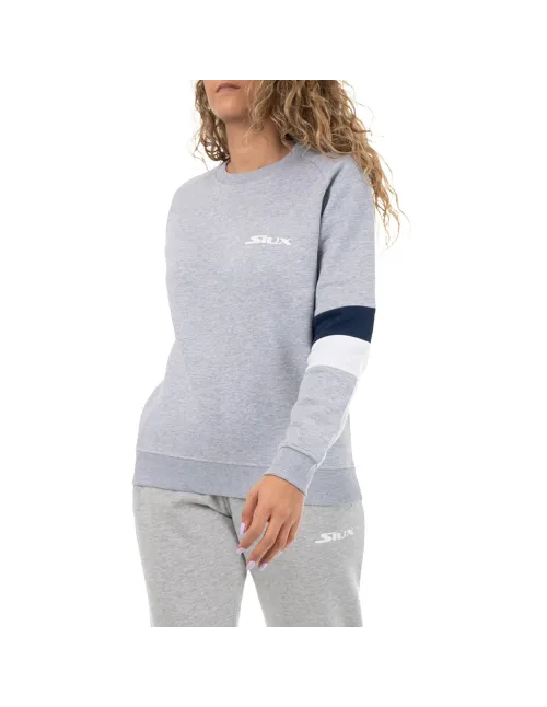 Sudadera Siux Belim Gris Mujer | Ofertas de pádel