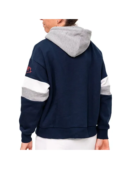 Sudadera Siux Capucha Patty Azul | Ofertas de pádel