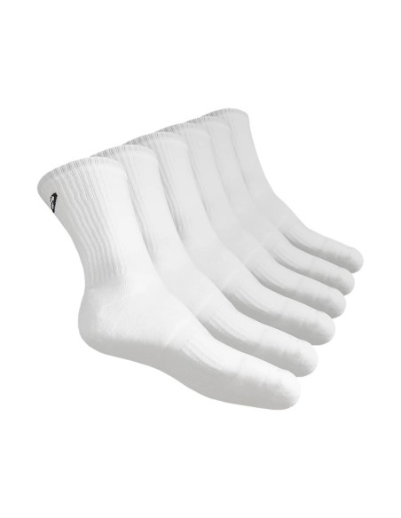 Socks Asics 6ppk Crew Sock 141802-0001 | Ofertas de padel