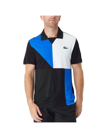 Polo Lacoste Dh9260 X87 White/Black | Ofertas de padel