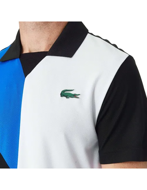 Polo Lacoste Dh9260 X87 White/Black | Ofertas de padel