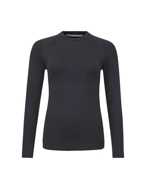 Long Sleeve T-Shirt Head Flex Seamless Black Women's | Ofertas de padel
