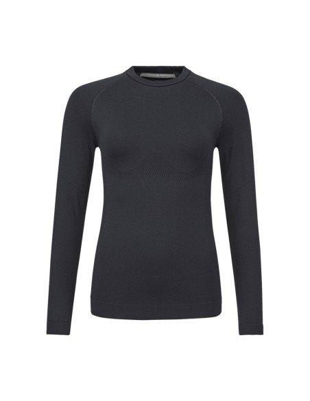 Long Sleeve T-Shirt Head Flex Seamless Black Women's | Ofertas de padel