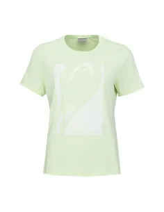 Head Vision T-shirt branca para mulher