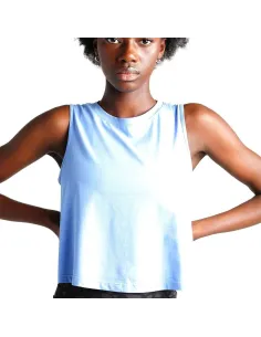 Camiseta Sin Mangas Crop Rs Padel Azul Cielo Mujer | Ofertas de pádel