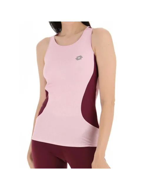 Camiseta Lotto Run Fit Mel Gris Negro Mujer | Ofertas de pádel