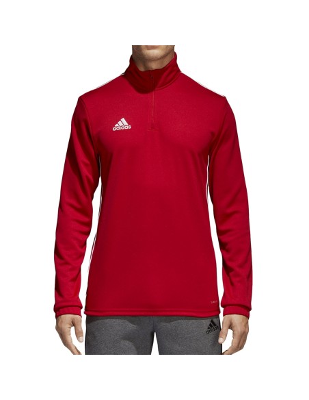 Sudadera Adidas Core 18 TR Rojo | Ofertas de pádel