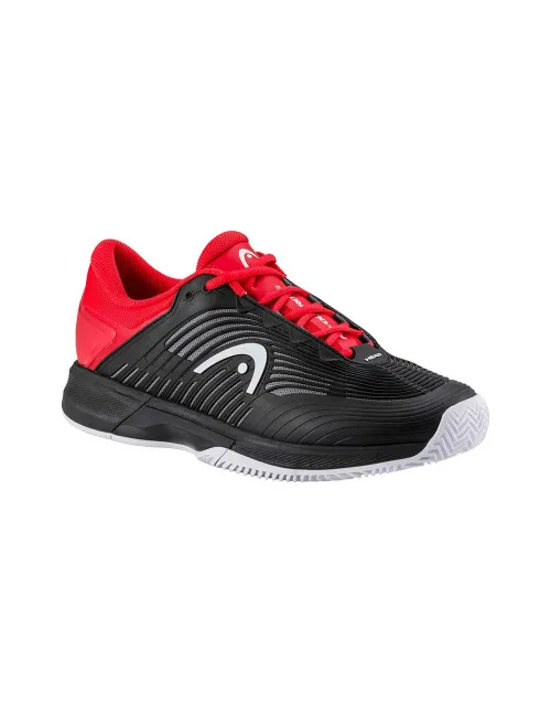 Zapatillas Head Revolt Pro 4.5 Clay Negro Rojo