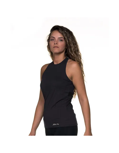 Camiseta Siux Diablo Halter Azul Mujer | Ofertas de pádel