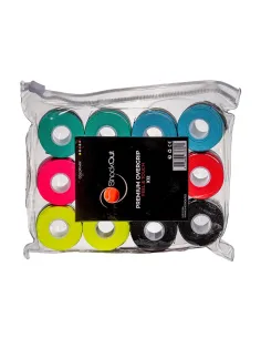 Shockout Bag X12 Overgrips Premium Multicolore Smooth 100-0055
