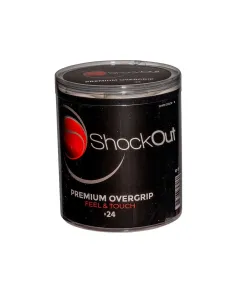 Shockout Drum X24 Overgrips Premium White Smooth 100-0049 | Ofertas de padel 2
