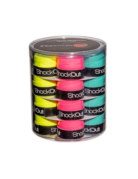 Tambor Shockout X24 Overgrips Premium Multicolor Perforado 100-0052 | Ofertas de pádel