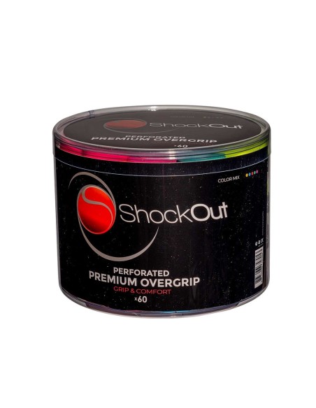 Drum Shockout X60 Overgrips Premium Multicolor Perforated 100-0048 | Ofertas de padel