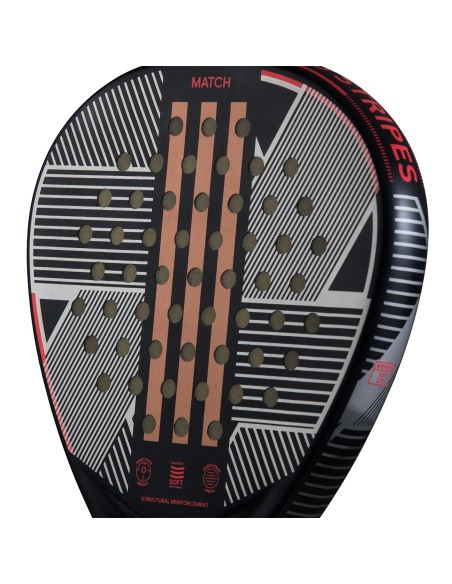 Adidas Match 3.3 Black Red | Ofertas de padel