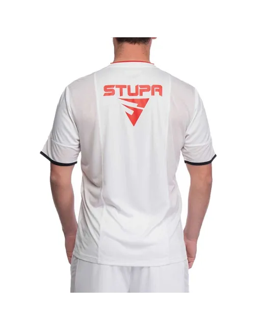 CAMISETA SIUX ELECTRA STUPA WHITE | Ofertas de pádel