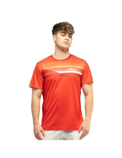 T-SHIRT SIUX MEN STRIPPES RED |Padel offers