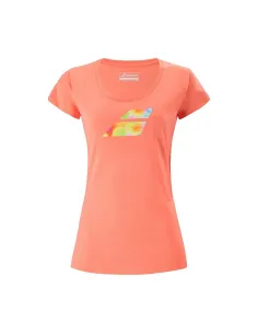 BABOLAT EXERCISE BIG FLAG TEE W 4WS21442 6012 | Ofertas de pádel