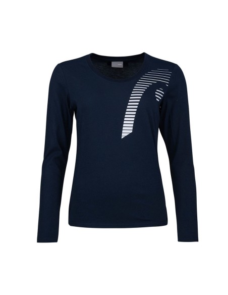 MAGLIETTA A MANICHE LUNGHE Head CLUB 21 LINDA |Padel offers