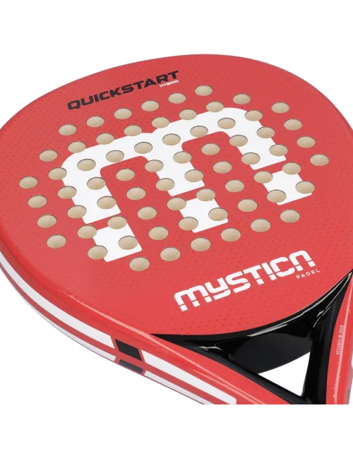 Pala Mystica Quickstart Hybrid Rojo 2024 | Ofertas de pádel