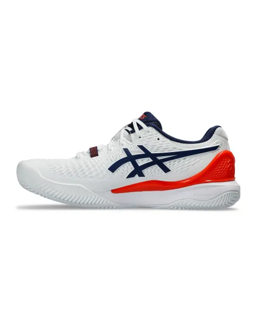 Asics Sapatos Gel-Resolution 9 Clay 1041A375-102 | Ofertas de padel