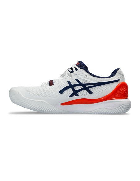 Asics Sapatos Gel-Resolution 9 Clay 1041A375-102 | Ofertas de padel