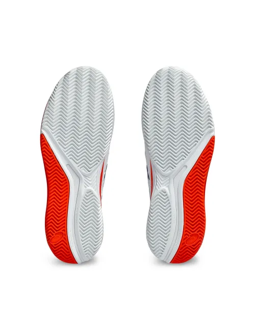 Asics Gel-Resolution 9 Clay Blanco Azul | Ofertas de padel