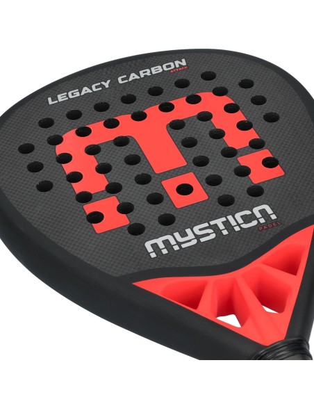 Pala Mystica Legacy Carbon Attack Rojo 2024 | Ofertas de pádel