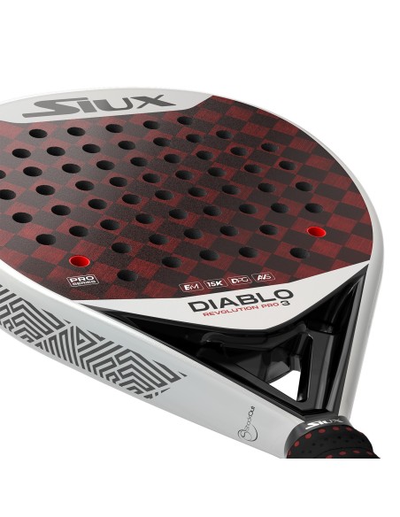 Pala Siux Diablo Revolution Pro 3 Sanyo | Ofertas de pádel