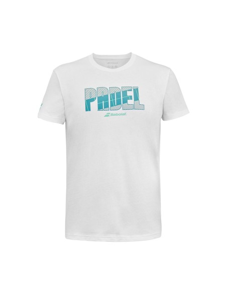 Camiseta Babolat Padel Cotton Tee | Ofertas de pádel