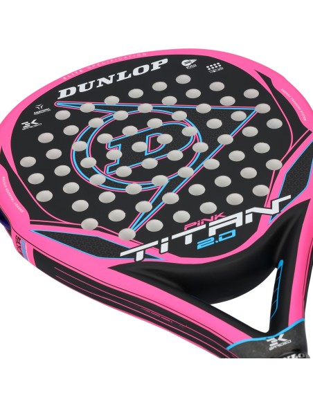 Dunlop Titan 2.0 Pink | Ofertas de padel