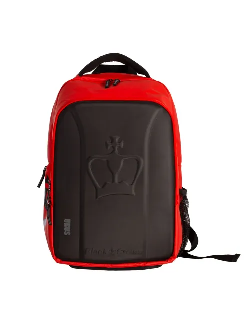 Mochila Black Crown Urus Negro Rojo