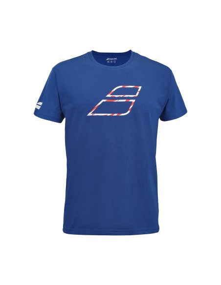 T-shirt Babolat Exercise Big Flag Tee | Ofertas de padel