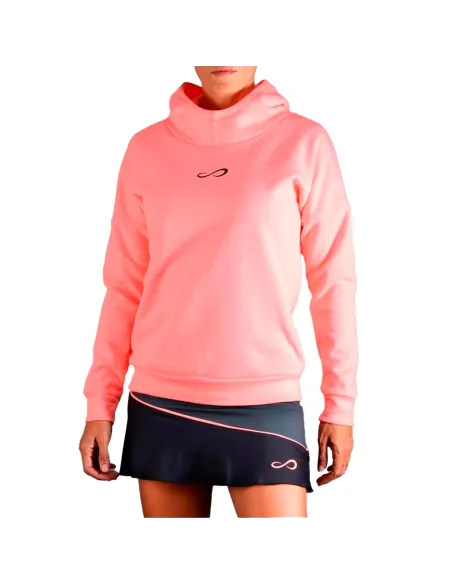 Sudadera Endless Hollow 40017 Coral Mujer | Ofertas de pádel