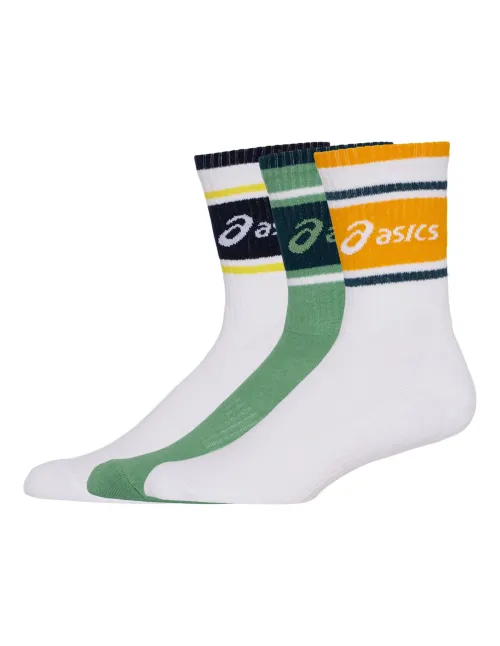 Pack 3 socks Asics Graphic Crew | Ofertas de padel