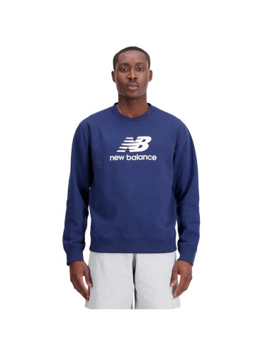 Sweatshirt New Balance Essentials Stacked Logo Mt31538 Bk