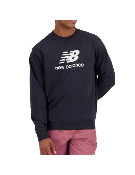 Sudadera New Balance Essentials Stacked Logo Mt31538 | Ofertas de pádel