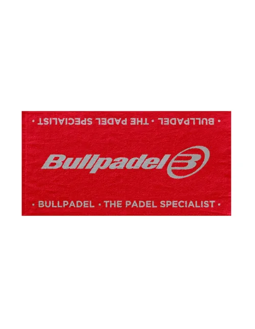 Toalha Bullpadel Vermelho | Ofertas de padel