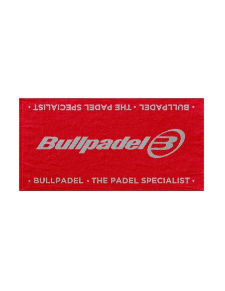 Towel Bullpadel Red | Ofertas de padel