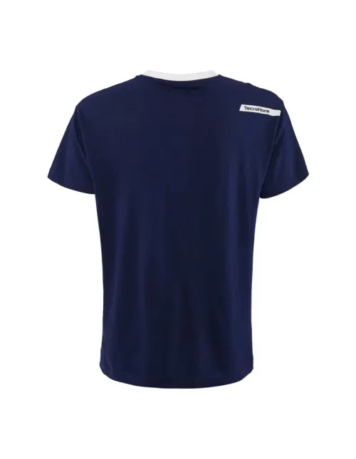 Tecnifibre T-shirt T-shirt de algodão 22teetri Navy | Ofertas de padel