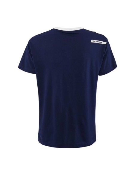 Tecnifibre T-shirt T-shirt de algodão 22teetri Navy | Ofertas de padel