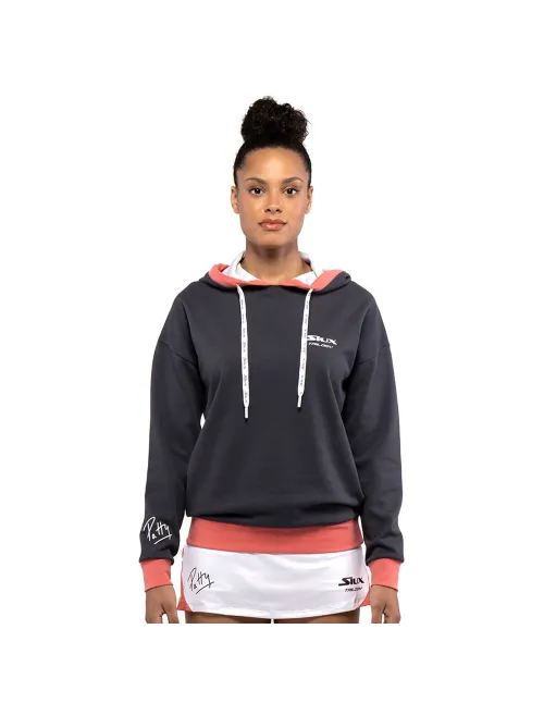 Sudadera Siux Trilogy Patty Gris Fw23 | Ofertas de pádel