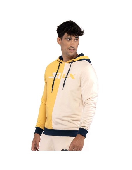 Sudadera Siux Homem Superdie Bege Amarelo | Ofertas de padel
